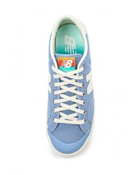 Женские голубые кеды от New Balance