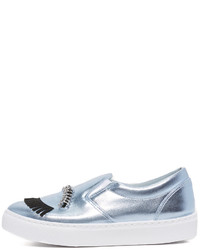 Женские голубые кеды от Chiara Ferragni