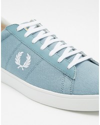 Мужские голубые кеды от Fred Perry