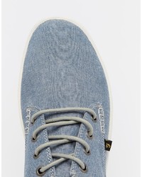 Мужские голубые кеды от Farah