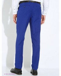 Мужские голубые классические брюки от Absolutex