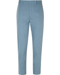 Мужские голубые классические брюки от Acne Studios