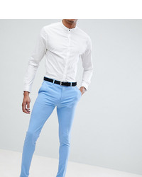 Мужские голубые классические брюки от ASOS DESIGN