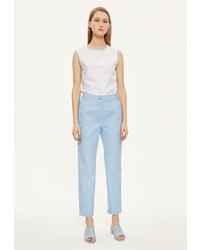 Женские голубые классические брюки от Base Forms