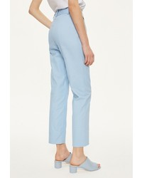 Женские голубые классические брюки от Base Forms