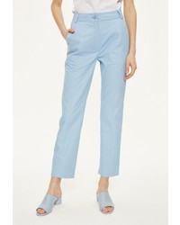 Женские голубые классические брюки от Base Forms