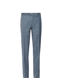 Мужские голубые классические брюки от Canali