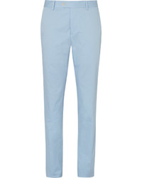 Мужские голубые классические брюки от Caruso