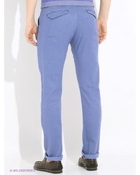 Мужские голубые классические брюки от Gualtiero