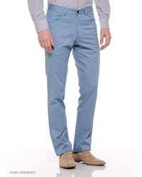 Мужские голубые классические брюки от MONDIGO
