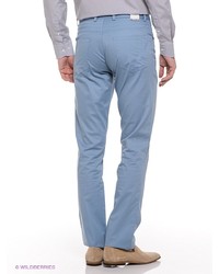 Мужские голубые классические брюки от MONDIGO