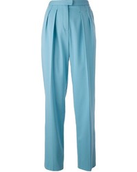 Женские голубые классические брюки от Roberto Cavalli