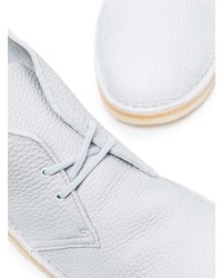 Голубые кожаные ботинки дезерты от Clarks Originals