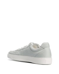 Мужские голубые кожаные низкие кеды от Paul Smith