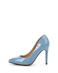 Голубые кожаные туфли от Ideal