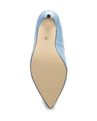 Голубые кожаные туфли от Ideal