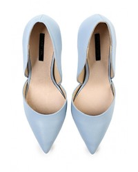 Голубые кожаные туфли от LOST INK