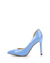 Голубые кожаные туфли от Vitacci