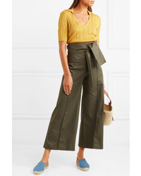 Женские голубые кожаные эспадрильи от Loewe