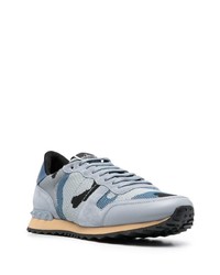 Мужские голубые кроссовки от Valentino Garavani