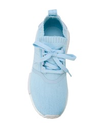 Женские голубые кроссовки от adidas