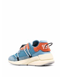 Мужские голубые кроссовки от Diesel