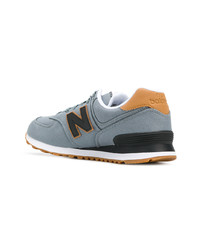 Мужские голубые низкие кеды от New Balance