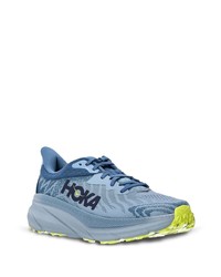 Мужские голубые низкие кеды от Hoka One One