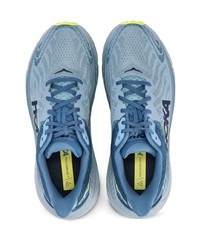 Мужские голубые низкие кеды от Hoka One One