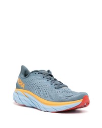 Мужские голубые низкие кеды от Hoka One One