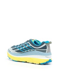 Мужские голубые низкие кеды от Hoka One One