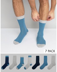 Мужские голубые носки от Asos