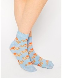 Женские голубые носки от Asos
