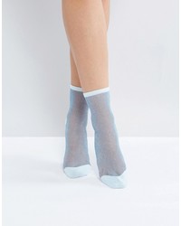 Женские голубые носки от Monki