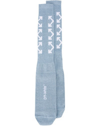 Женские голубые носки от Off-White