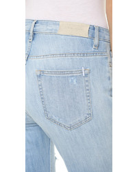 Голубые рваные джинсы-бойфренды от Iro . Jeans
