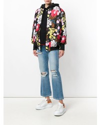 Голубые рваные джинсы-клеш от Grlfrnd