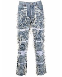 Мужские голубые рваные джинсы от 1017 Alyx 9Sm