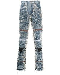 Мужские голубые рваные джинсы от 1017 Alyx 9Sm