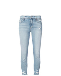 Женские голубые рваные джинсы от Agolde