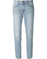 Женские голубые рваные джинсы от Current/Elliott