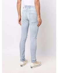 Мужские голубые рваные джинсы от Represent