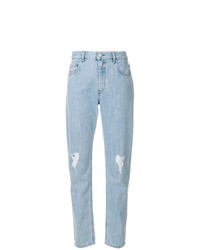 Женские голубые рваные джинсы от Diesel