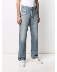 Мужские голубые рваные джинсы от Sandro Paris