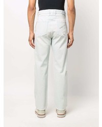 Мужские голубые рваные джинсы от Golden Goose