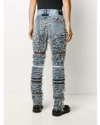 Мужские голубые рваные джинсы от 1017 Alyx 9Sm