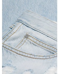 Женские голубые рваные джинсы от Stella McCartney