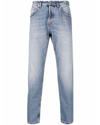Мужские голубые рваные джинсы от Eleventy