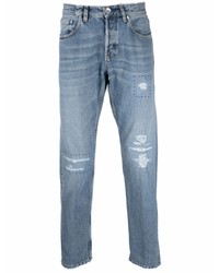 Мужские голубые рваные джинсы от Eleventy