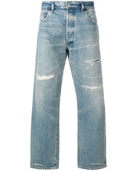 Мужские голубые рваные джинсы от Fabric Brand & Co